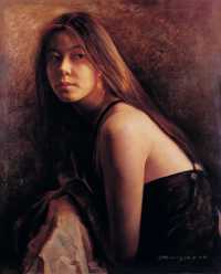 刘亚明 1996年作 《穿过你的黑发》